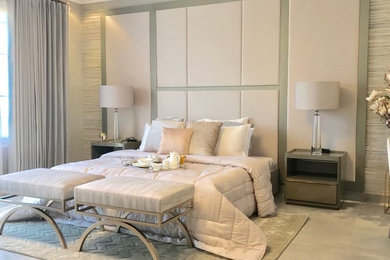 Bedroom - contemporary bedroom idea in Other