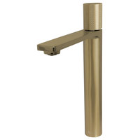 STYLISH Nessa Single Handle 12 1/2" Brushed Gold Vessel Bathroom Faucet