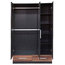 Lotus 3-Door and 2-Drawer Wardrobe