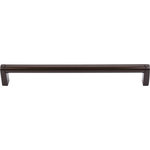 Top Knobs - Pennington Bar Pull 8 13/16" (c-c) - Oil Rubbed Bronze - Length - 9 3/16", Width - 1/2", Projection - 1 3/8", Center to Center - 8 13/16", Base Diameter - W 1/2" x L 3/8"