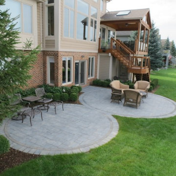 Circular Lakefront Patios