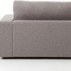 Contemporary Gray Fabric Upholstered 5-Piece L-Sectional Sofa
