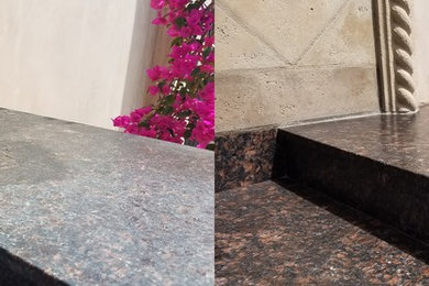 Exterior BBQ Granite Counters Cleaned and Sealed