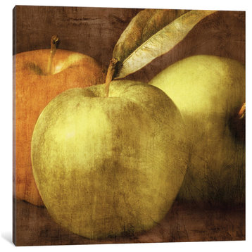 "Apples" by Caroline Kelly, Canvas Print, 37"x37"