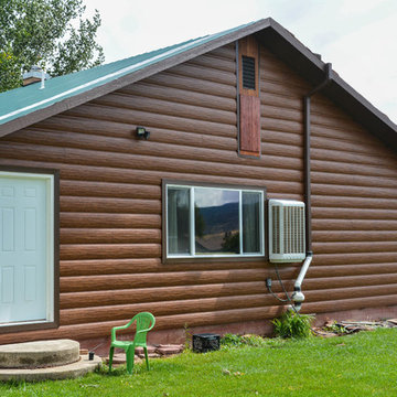 Steel Log Siding install in Grand Junction, CO
