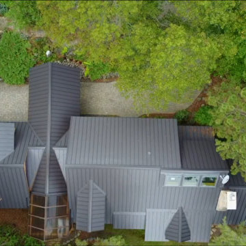 Gary’s Webster, WI Metal Roofing, VELUX Skylight, & LeafGuard® Project