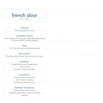 Information on French Doors