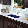 Porcela Steel Kitchen Sink, 31", Navy Blue