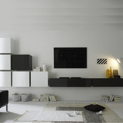 LC Mobili Modern Wall Unit Cube 9 LQ - $1,309.00 - Entertainment Centers And Tv Stands