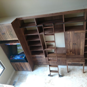 Custom Walnut Built In - Fairfax Station