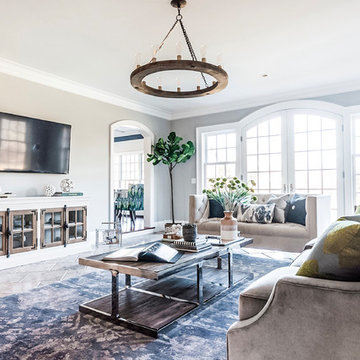 NJ Country House - Modern Farmhouse Living Room