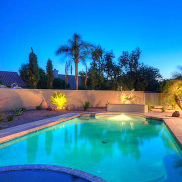 East Linda Lane Irrigation, Sod, Landscape Lighting, Paver & Plant Installation