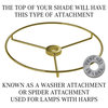 Fenchel Shades 10"x10"x14" Brass Spider Attachment Drum Shade, Linen Khaki