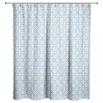 Cross Tile Pattern 2 71x74 Shower Curtain