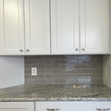 Rainstorm Crackle is the Perfect Gray for a Bright Kitchen
