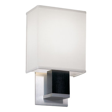 Ilex UNI1-WM-CS-BAEB-IN Union 1 Light Sconce. Incandecent. Cream Linen Shade Dif