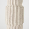 Cardon Cream Ceramic Textured Vase, 23"