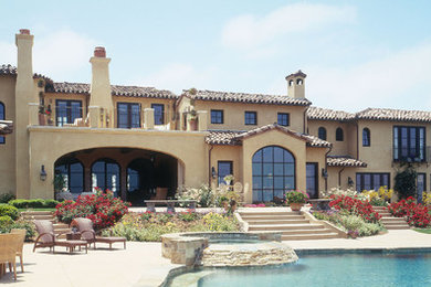 This is an example of a mediterranean exterior in San Diego.