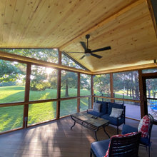 Screened patio