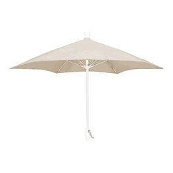 FiberBuilt Umbrellas LLC - 7.5 Foot Natural Olefin Hexagonal Patio Umbrella - Outdoor Umbrellas