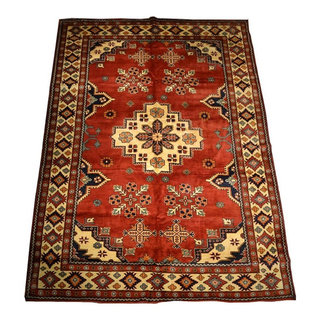 2.5x4 Denim Blue Super Kazak Rug Kazak Rug 2.5x4 Rug 