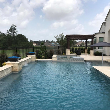 Custom Pool, Pergola, and Landscape