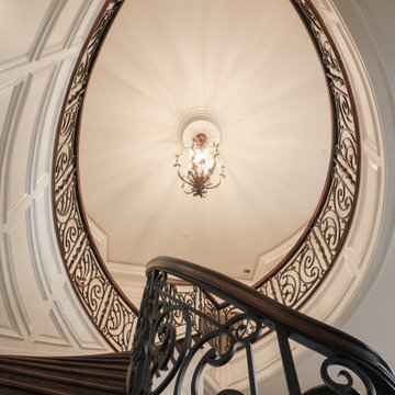 Project #74 | Circular Staircase with Hand-Forged Metal Panels