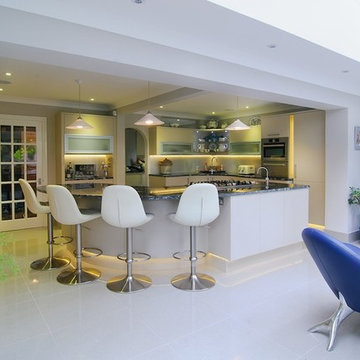 Open Plan Light Cream Kitchen