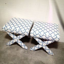 Custom X Benches - Footstools And Ottomans