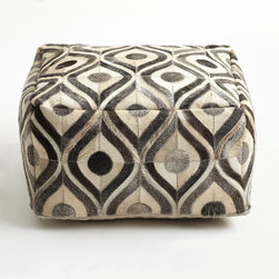COWHIDE POUF - NEW - Furniture