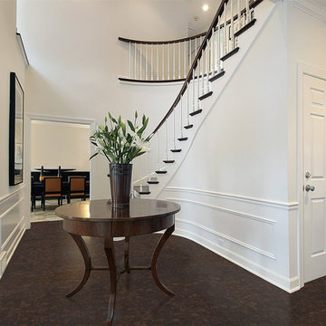 Cork Flooring in foyer