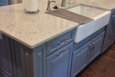 Example of a transitional kitchen design in Other