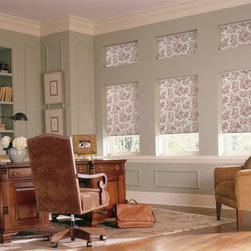 Waverly Roller Shades Country Life Mulberry - Roller Shades