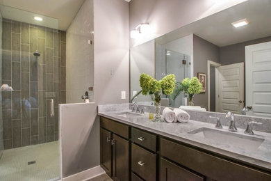 Inspiration for a transitional bathroom remodel in Nashville