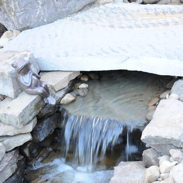 Custom Landscape with Water Features