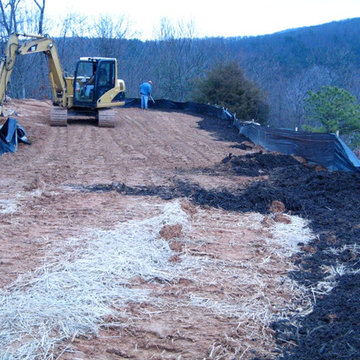 Ushuata - A Vista Garden in the Mountains - A shot of the lanscape preparation w