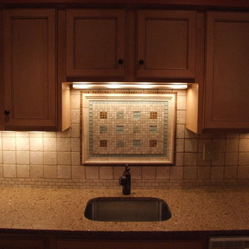 A Small but Stylish Backsplash