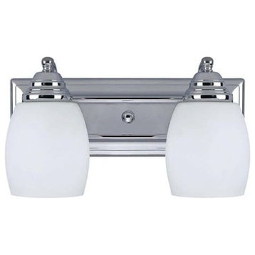 Canarm IVL259A02 Griffin 2 Light 14"W Bathroom Vanity Light - Chrome