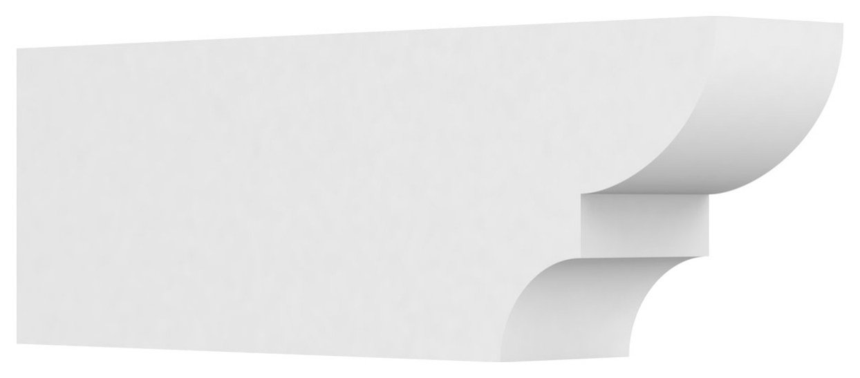 Standard Ridgewood Architectural Grade PVC Rafter Tail, 6