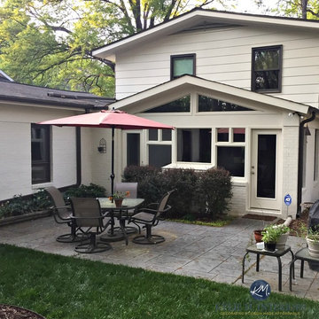Exterior Split Level Makeover - Brick and Siding
