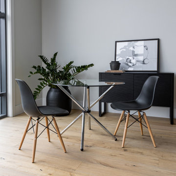 Cairo Chair - Black Seat Wood Base