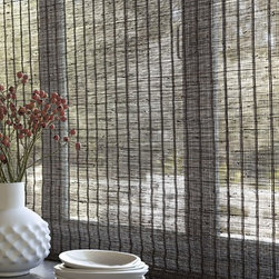Smith & Noble Natural Woven Flat Fold Shades - Window Treatments