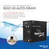 Black Series Wifi/Bluetooth 24kW QuickStart Steam Bath Generator, Chrome