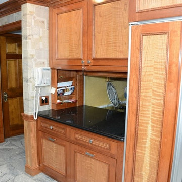 Custom Mail Sorting Station with Pull-Out Drawers