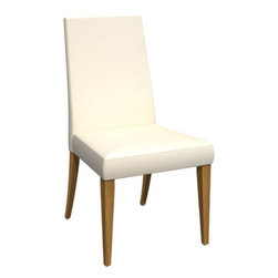 Khrome Style Custom Dining Chairs-LEATHER - Dining Chairs