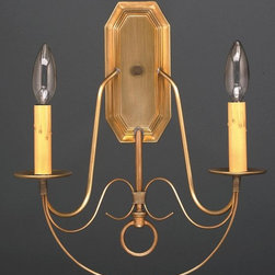 Colonial Period Library Fancy Wall Sconce - Wall Sconces