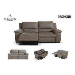 Modern Recliner Sofa Desmond by Seduta D'Arte Italy - $2,099.00 - Sofas And Sectionals