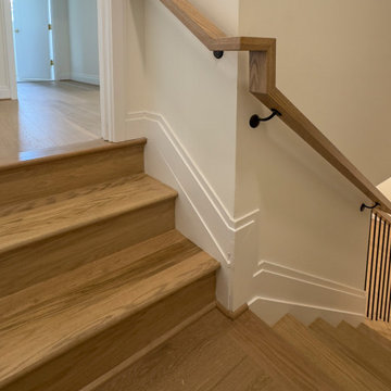 Project #144 | Slightly Curved Transitional Staircase