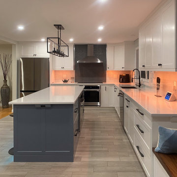 Open Floor Kitchen Remodel, Manchester CT