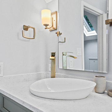 Transitional Primary Bathroom Remodel Centreville, VA